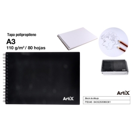 A4 ACRYLIC BOOK 400GSM, 10 SHEETS