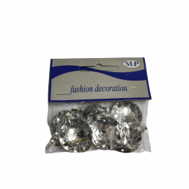 BAG 6 PCS CIRCLE DIAMOND 30MM DIAM.