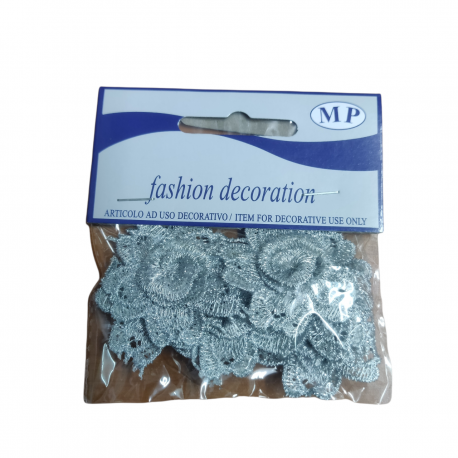 CHIC FLOWER 45MM - SILVER