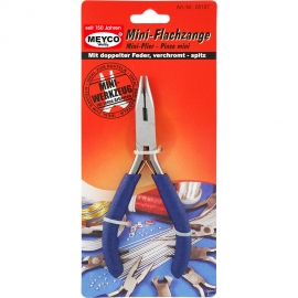 MINI FLAT NOSE PLIER CHROME