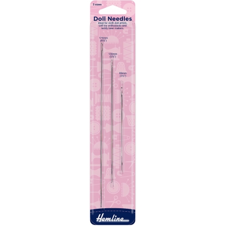 DOLL NEEDLES 3 SIZES