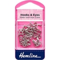 HOOK & EYE NICHEL 13MM