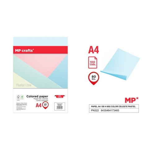 A4 MULTIFUNCTIONAL COLOUR COPY PAPER - ASSTD X 100 PCS. 80GSM