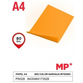 A4 MULTIFUNCTIONAL COLOUR COPY PAPER - INTENSE ORANGE 80GSM