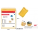 2 - RING FOLDER LINED CARDBOARD 50MM , 40MM RINGS A4