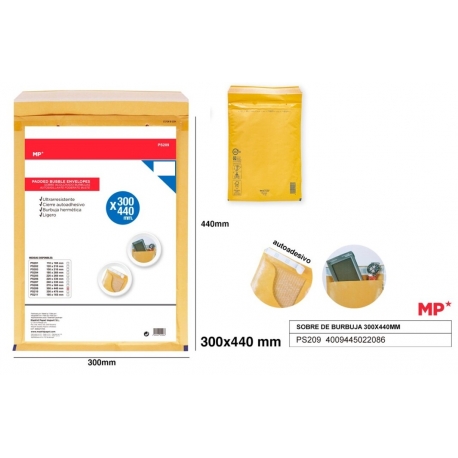 SELF ADHESIVE BUBBLE ENVELOPE 300X440MM