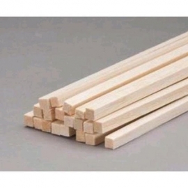 BALSA WOOD PROFILE 5 X 5 X 1000MM