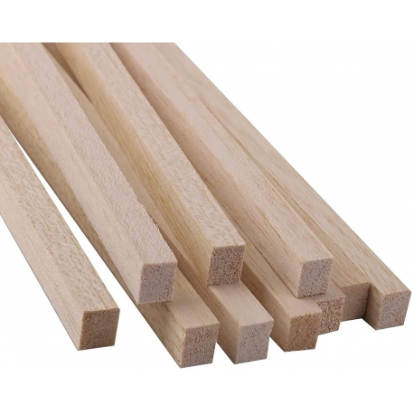 BALSA WOOD STICK 1.5 X 1.5 X 914MM