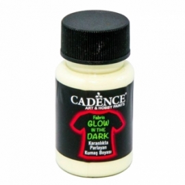 GLOW IN THE DARK FABRIC PAINT 50ML - NATURAL GREEN