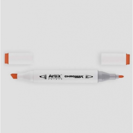 ARTIX - CHROMAX  DOUBLE POINTED ALCOHOL MARKER - BROWN/ORANGE