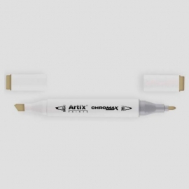 ARTIX - CHROMAX  DOUBLE POINTED ALCOHOL MARKER - BROWN GRAY