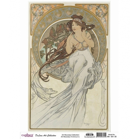 ART NOUVEAU COLLECTION AN-1 30 X 42CM