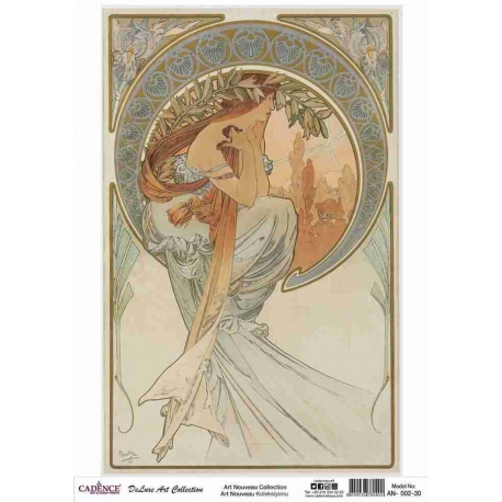 ART NOUVEAU COLLECTION AN-02 30 X 42CM