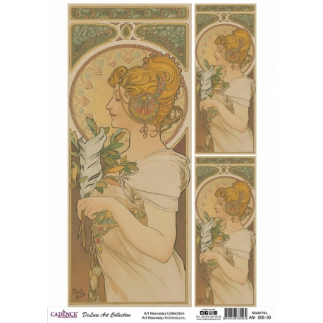 ART NOUVEAU COLLECTION AN-08 30 X 42CM