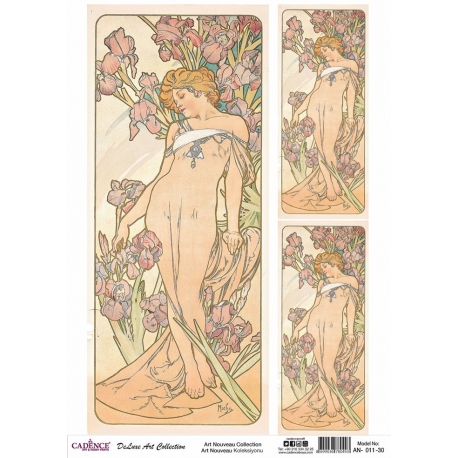 ART NOUVEAU COLLECTION AN-11 30 X 42CM