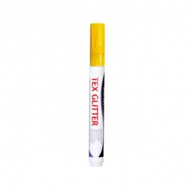 DARWI TEX GLITTER FELT PEN 6ML - YELLOW