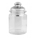 GLASS JAR WITH LID 8 X 8 X 12.5CM 230ML