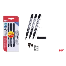 KOH-I-NOOR BLACK PERMANENT MARKER ROUND