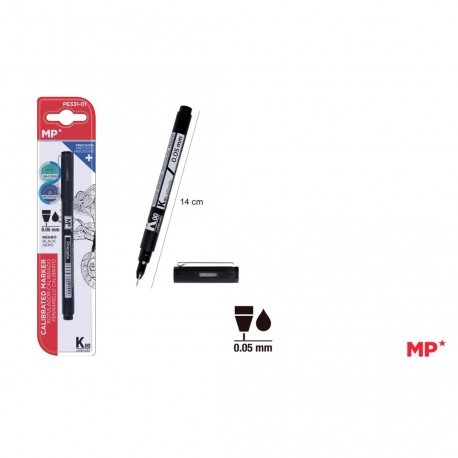 FINE LINE MARKER BLACK 0.05MM