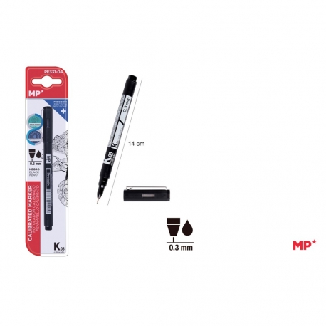 FINE LINE MARKER 0.3MM BLACK