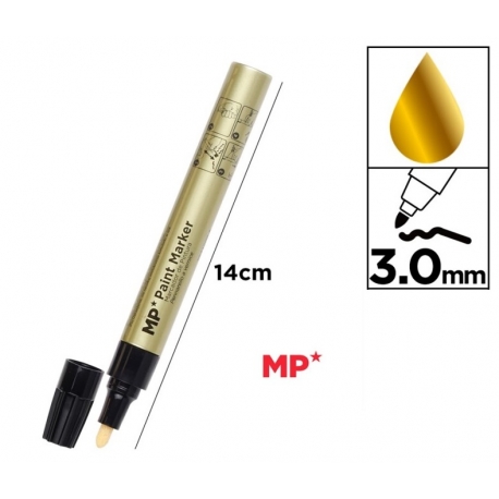 PAINT MARKER BULLET TIP - GOLD 3.0MM