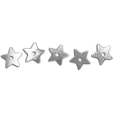 MEYCO SEQUINS LARGE STAR 450PCS - GOLD