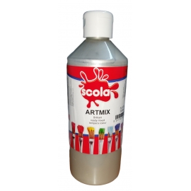 ARTMIX POSTER TEMPERA PAINT 500ML - SILVER