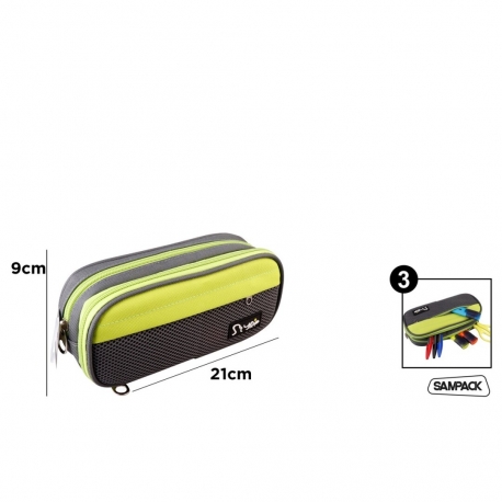 PENCIL POCKET - LIME GREEN