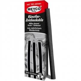 MEYCO ARTIST DRAWING CHARCOAL 6/8MM X 8 PCS