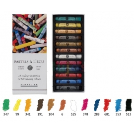 SENNELIER BOX OF 12 EXTRA SOFT PASTELS "A L`ECU"