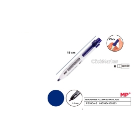 BLUE RETRACTABLE WHITE BOARD MARKER