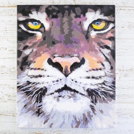 PAINTING BY NUMBERS KIT 40 X 50CM TIGERS ROAR KIT