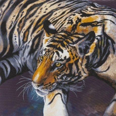 THE TIGER 70 X 70CM CRYSTAL ART DIAMOND PAINTING KIT