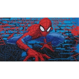 SPIDERMAN 22 X 40CM CRYSTAL ART DIAMOND PAINTING CANVAS KIT