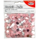 CONFETTI DOTS ROSEGOLD/SILVER/GLITTER 20G