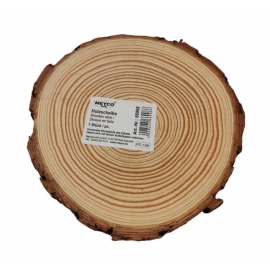 WOODEN SLICE ROUND 16 - 18CM 1.5CM