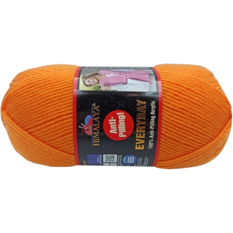 Himalaya - Everyday - Knitting Yarn - Bright Orange