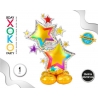 FOIL BALLOON STARS 62 X 102CM
