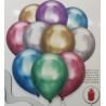 NATURAL LATEX METALIZED COLOUR BALLOONS 30CM 10PCS