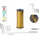 HOLOGRAPHIC PAPER RIBBON - GOLD 90MTR
