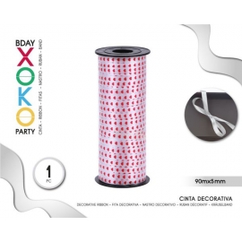 PAPER RIBBON - HEARTS 90MTR