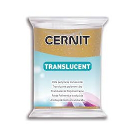 CERNIT TRANSPARENT 56G - GLITTER GOLD
