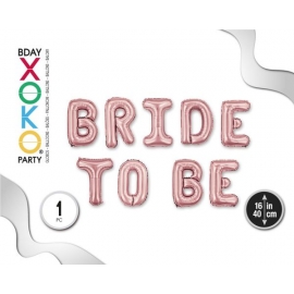 ROSE GOLD BALLOONS PACK BRIDE TO BE