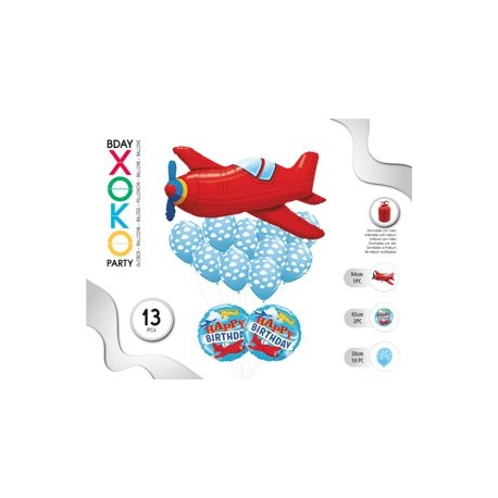 PLANES BALLOON SET 13PCS