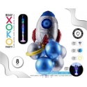 ROCKET CENTER 8PCS WITH LIGHTED STAND