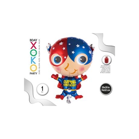 SUPER HERO FOIL BALLOON 74 X 52CM