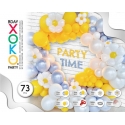 SET DAISY BALLOONS 73PCS