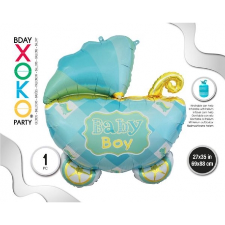 FOIL BALLOON BABY BOY 69X88CM