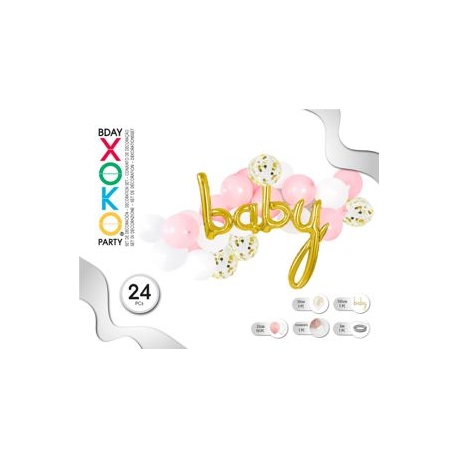 BABY BALLOONS SET 24 PCS