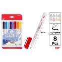 SET OF JUMBO TRIANGULAR COLOURED PENCILS - X12